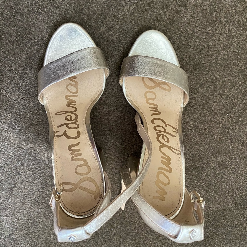 Sam Edelman Gold Heeled Sandal